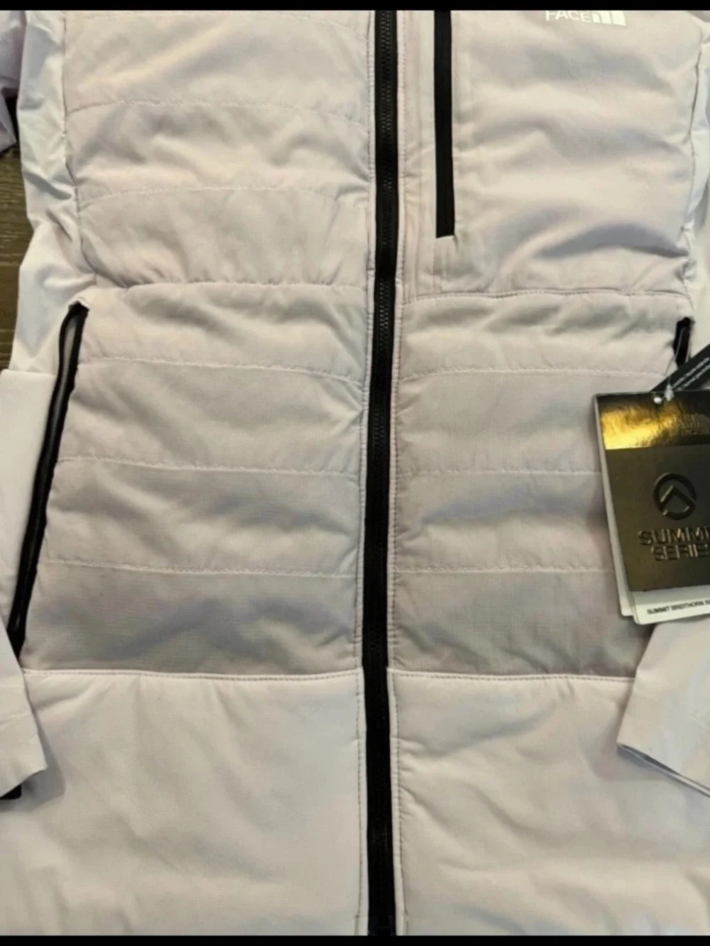 Women’s Small Summit Series North Face Breithorn 50/50 Hybrd Jacket Lavender Fog - Picture 3 of 8